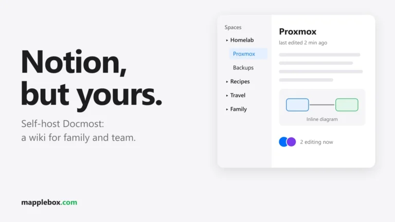 Self-Host Docmost: Your Own Notion Alternative