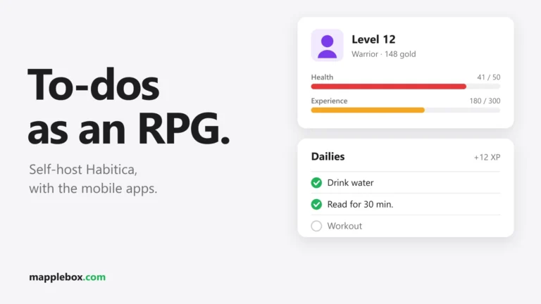 Self-Host Habitica on Proxmox: Your To-dos as an RPG