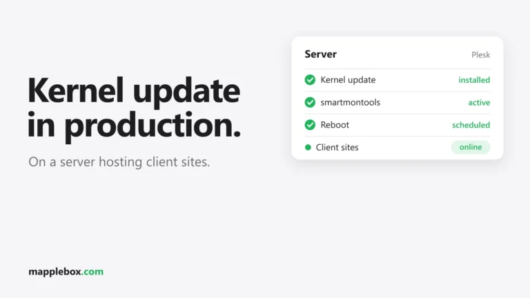 Plesk Kernel Update: Patch a Live Server After a Year
