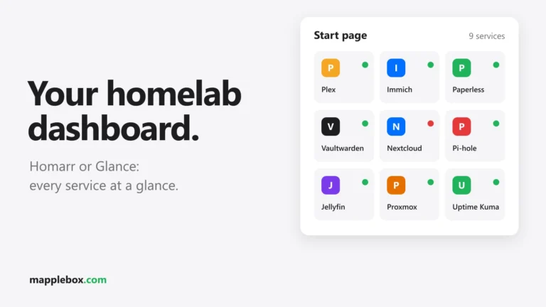 Homelab Dashboard Setup: Homarr vs Glance Compared